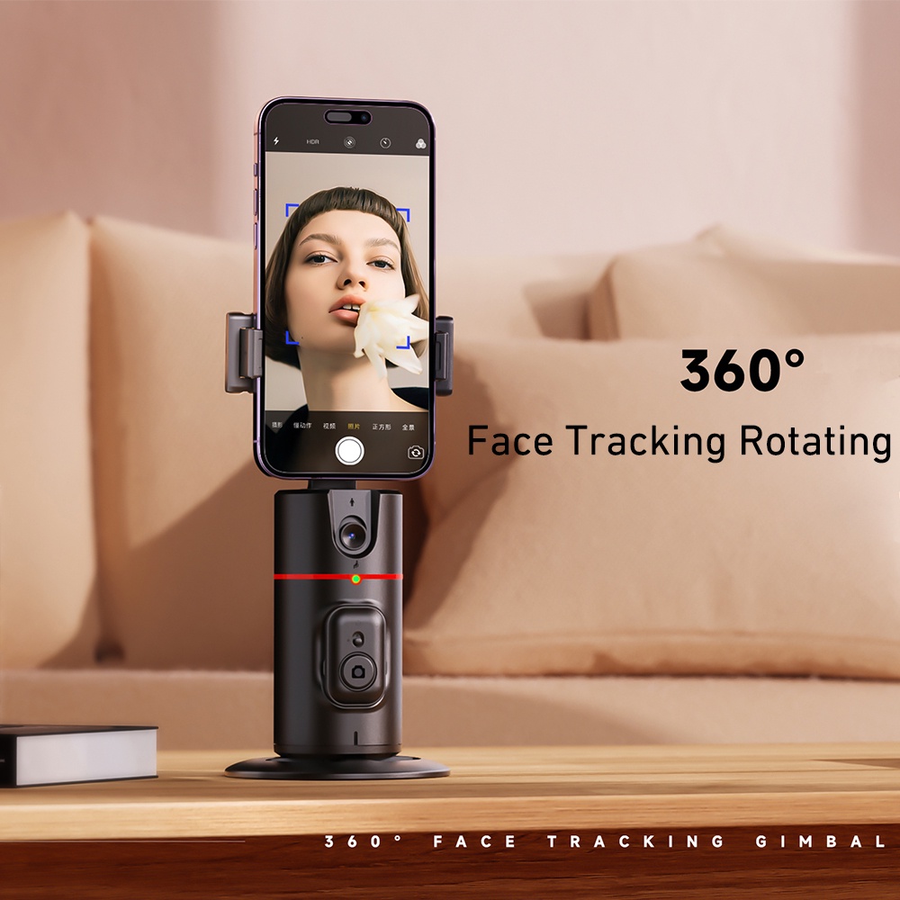 Suporte De Celular Automatico Inteligente com rotação 360° Robô Cameraman  Apai Genie Reconhecimento facial