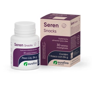 Suplemento Alimentar Para Cães Seren Snacks Ouro Fino 84g