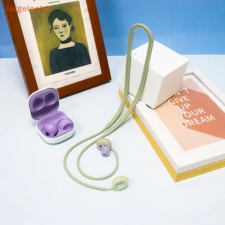 [largeloohb] Fone De Ouvido Com Cabo De Corda Fio De Silicone Anti-Perda Para Samsung Galaxy Buds 2 Wireless Earphones Lanyard