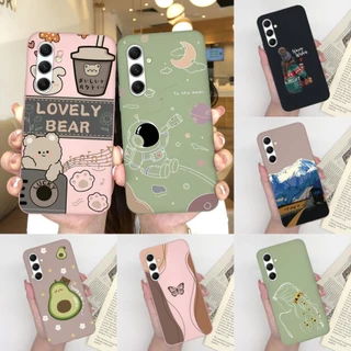 Capa De Silicone Macia E Colorida Para Samsung Galaxy A34 5G Lovely Astronaut Pretty Butterfly Cartoon Pattern Ultrathin A 34 5G De Alta Qualidade