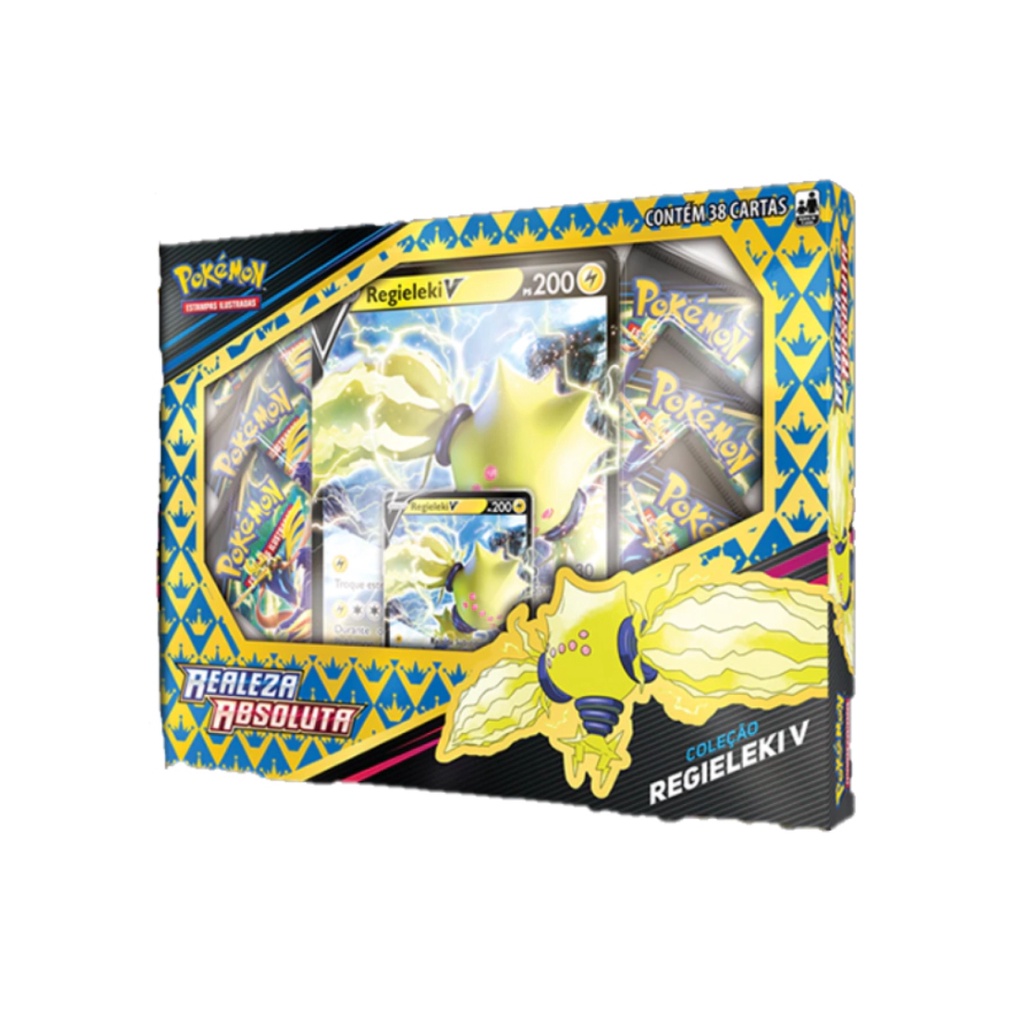 realeza absoluta booster box Box Pokmon Realeza Absoluta Zacian Brilhante Com 50 Cartas Copag :  Amazon.com.br: Brinquedos e Jogos