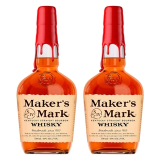 KIT 02 WHISKY BOURBON MAKERS MARK 750ML