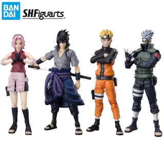 Bandai SHFiguarts Naruto : Shippuden Sasuke Sakura SHF Modelo De Brinquedo De Ação De Figura De Anime Genuíno