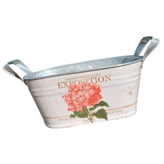 Jardineira de Ferro 20cm Decorativa para Arranjos de Flor