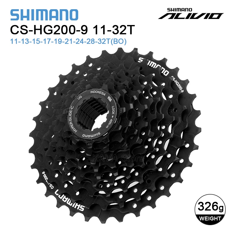Shimano ALIVIO M4000 ALTUS CS-HG200-9 9S Cassete MTB Roda Dentada