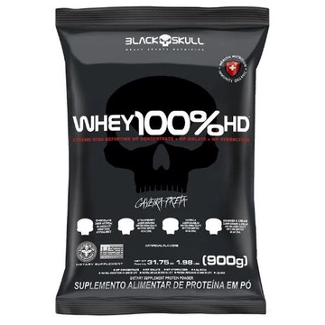 Whey Protein 3W 100% HD 900g Refil – Black Skull Blackskull