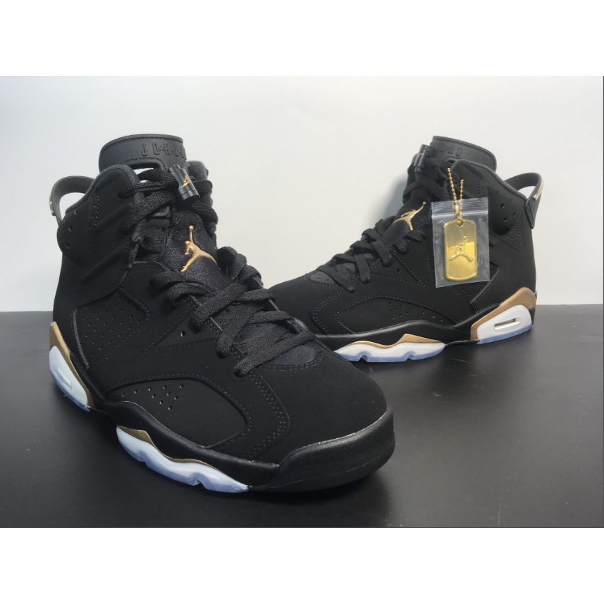 Air Jordan 6 Retro Black Gold AJ6 Sapatos De Basquetebol CT4954-007 Masculinos