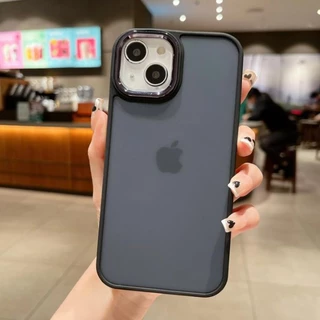 Capa Space Acrilica Colorida Fosca Para iPhone 13 ( Selecione a Cor Desejada )
