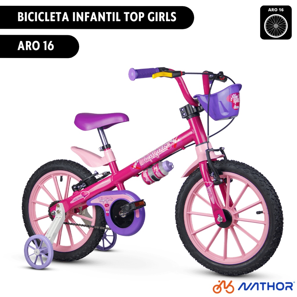 Bicicleta Infantil Nathor Aro 16 Top - 100130160004