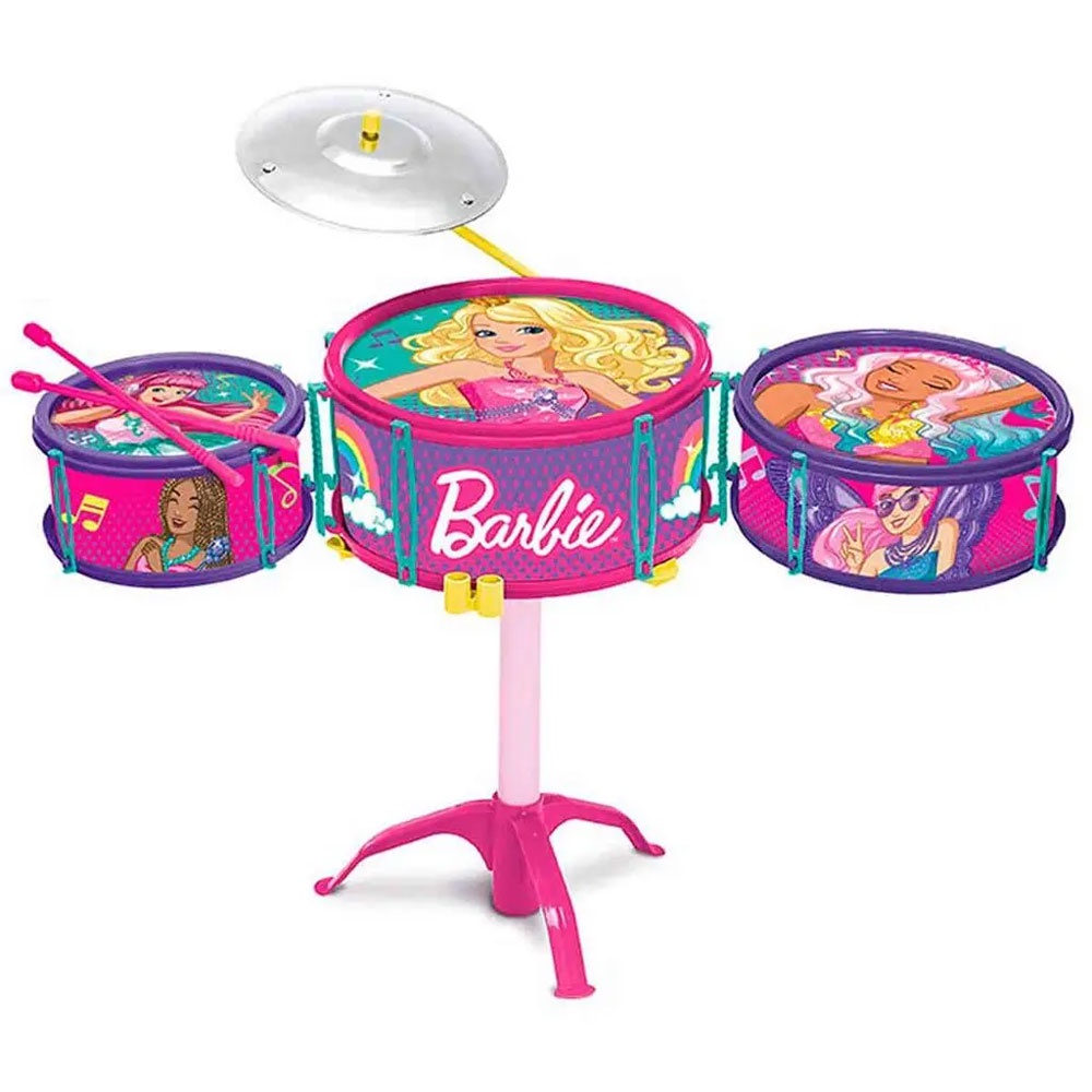 Teclado Infantil Barbie Fabulosa Com Função Mp3 - FUN