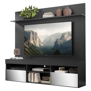 Rack com Espelho e Painel com Suporte TV 65" Madri V3368
