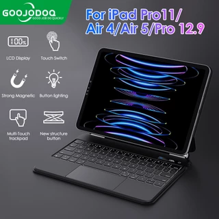 Goojodoq Para Teclado IPad Com Visor LCD Pro 11/12 9 12.9/Air 5 4 Inglês