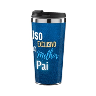 Copo Térmico Dia Dos Pais Exclusivo Melhor Pai 450 ml Inox