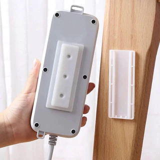 Suporte p/ Extensão Fixar Filtro de Linha e Objetos Diversos/Household Auto-Adesivo Plugue Fixer Broca Livre