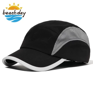 Beach Day 5 Panel Hats Cooling Baseball Cap Chapéu De Basebol Curvo Para Homens Seco Rápido Boné Clássico Jockey Camper UPF50 + Sol