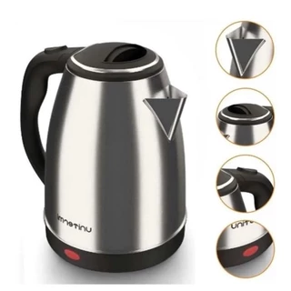 Chaleira Elétrica Unitermi Atacama Prateada 110v/220v 1.8l