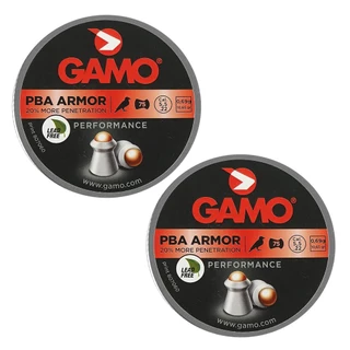 2x Lata Chumbinho 5.5mm Gamo Pba Armor 75un.