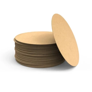 Disco Placa Redonda MDF Cru 3 mm 32 cm Artesanato