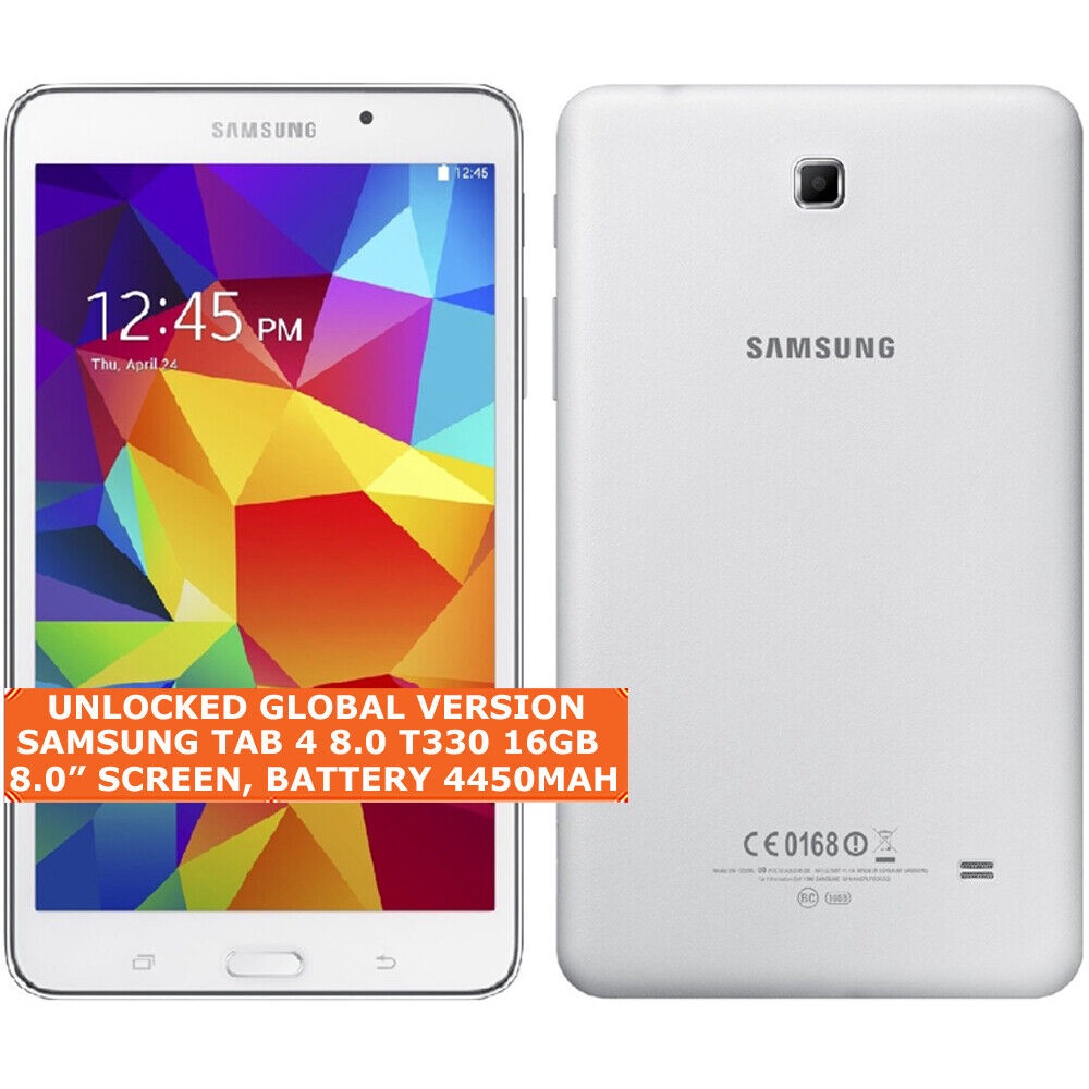 Samsung Galaxy Tab 4 8.0 T330 16GB QuadCore 8.0 Polegadas WiFi GPS