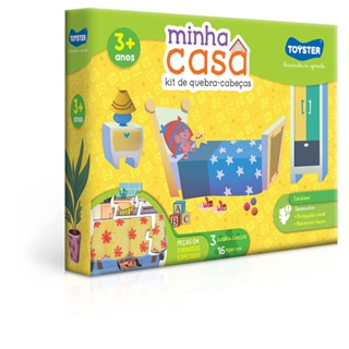 Kit de quebra-cabeças - 3 quebra-cabeças de 16 peças - Toyster