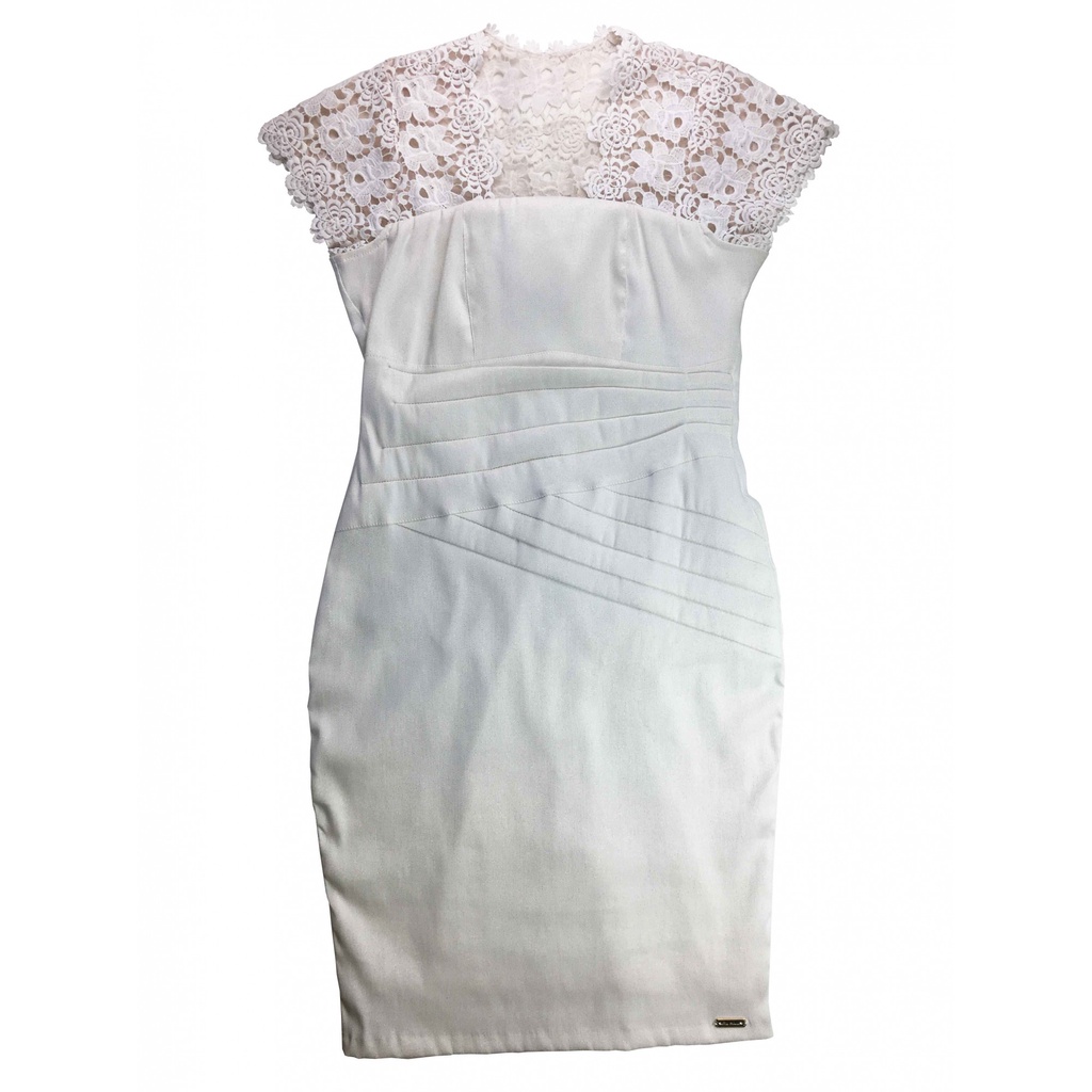 Vestido bengaline hot sale branco