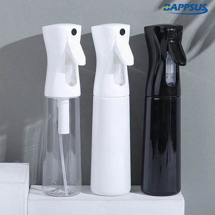 Spray De Alta Pressão Estilo Girl Hair Contínuo De Grande Capacidade Viagem Sprayer Vazio Removedor De Maquiagem Água Frasco Dividido