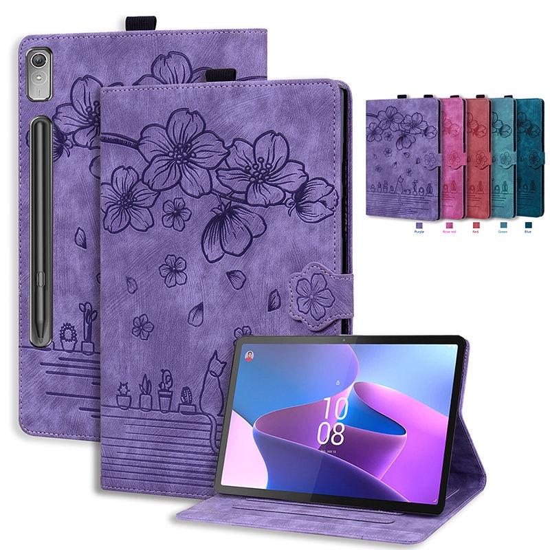 Succtopy Custodia Lenovo Tab P11 Pro 2nd Gen 11.2 2022,Cover in Pelle PU Flip Portafoglio con Porta Penna,Custodia Protettiva con Slot Card Lenovo Tab P11 Pro 2nd Gen 2022 TB132FU/TB138FC,Blu