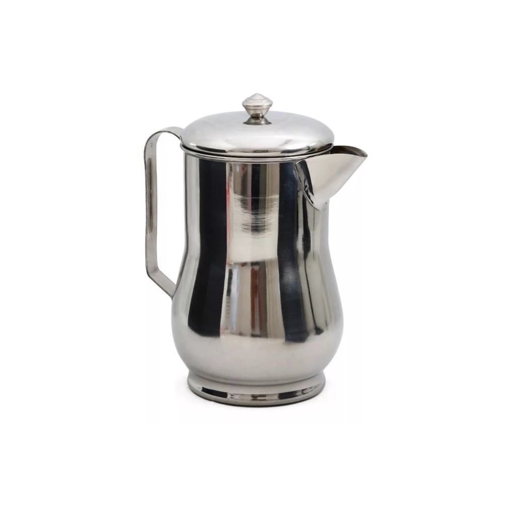 Jarra Inox Com Tampa e Bico Projetado Para Não Derramar 1.5L | Shopee ...
