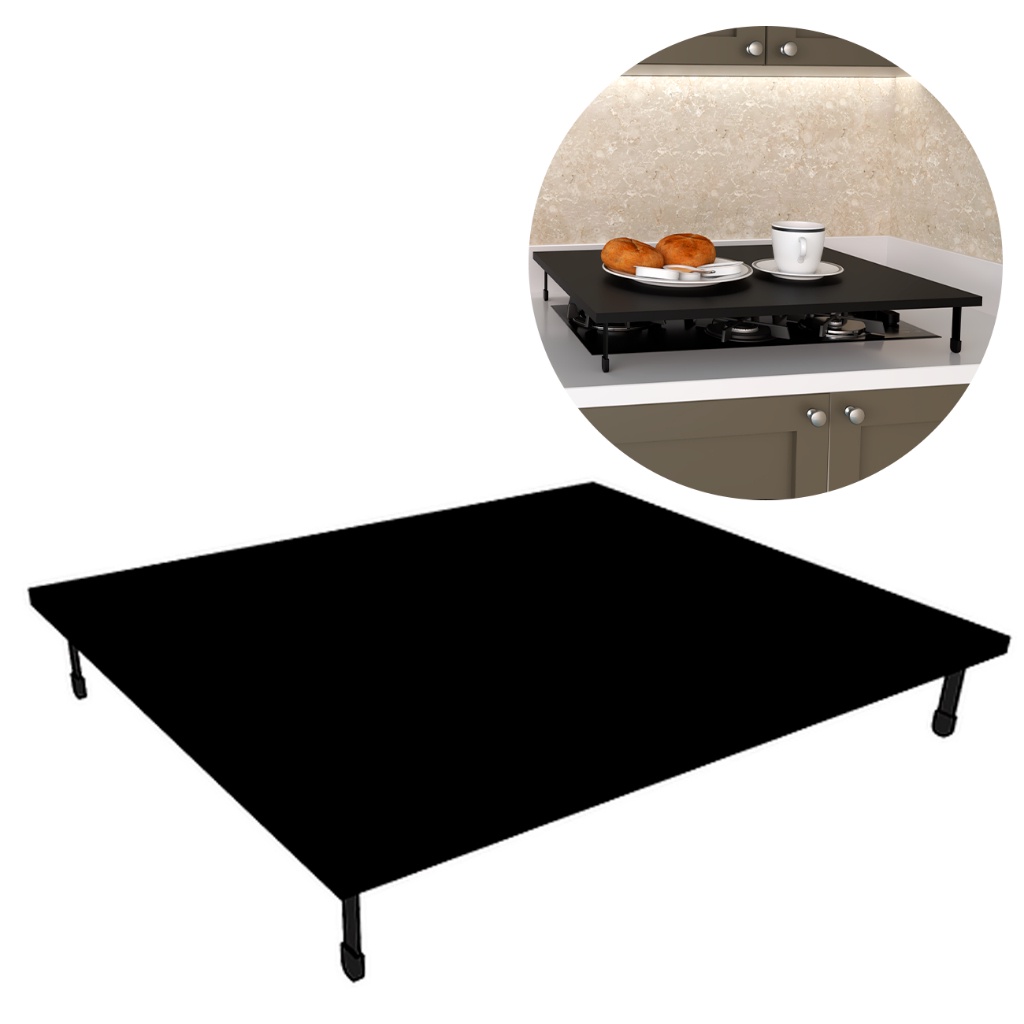 Tampa Para Cooktop 5 bocas Protetor Fogão Tampo Multiuso Organizador 76x52 cm