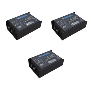 Kit 10 Direct Box Passivo Wireconex WDI600 de Impedância