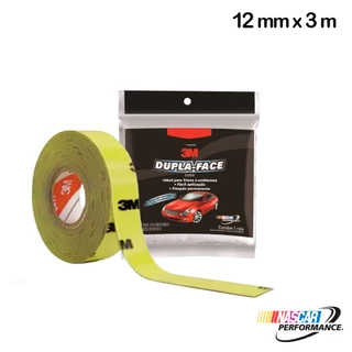 Fita Dupla Face 3M 5369 Automotiva 12mm x 3m Espuma Acrílica Cinza