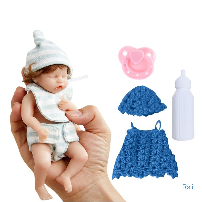 Bonecas Bebê Reborn Menino 48cm Enraizado Fibra De Cabelo 100% Silicone  Pode Tomar Banho