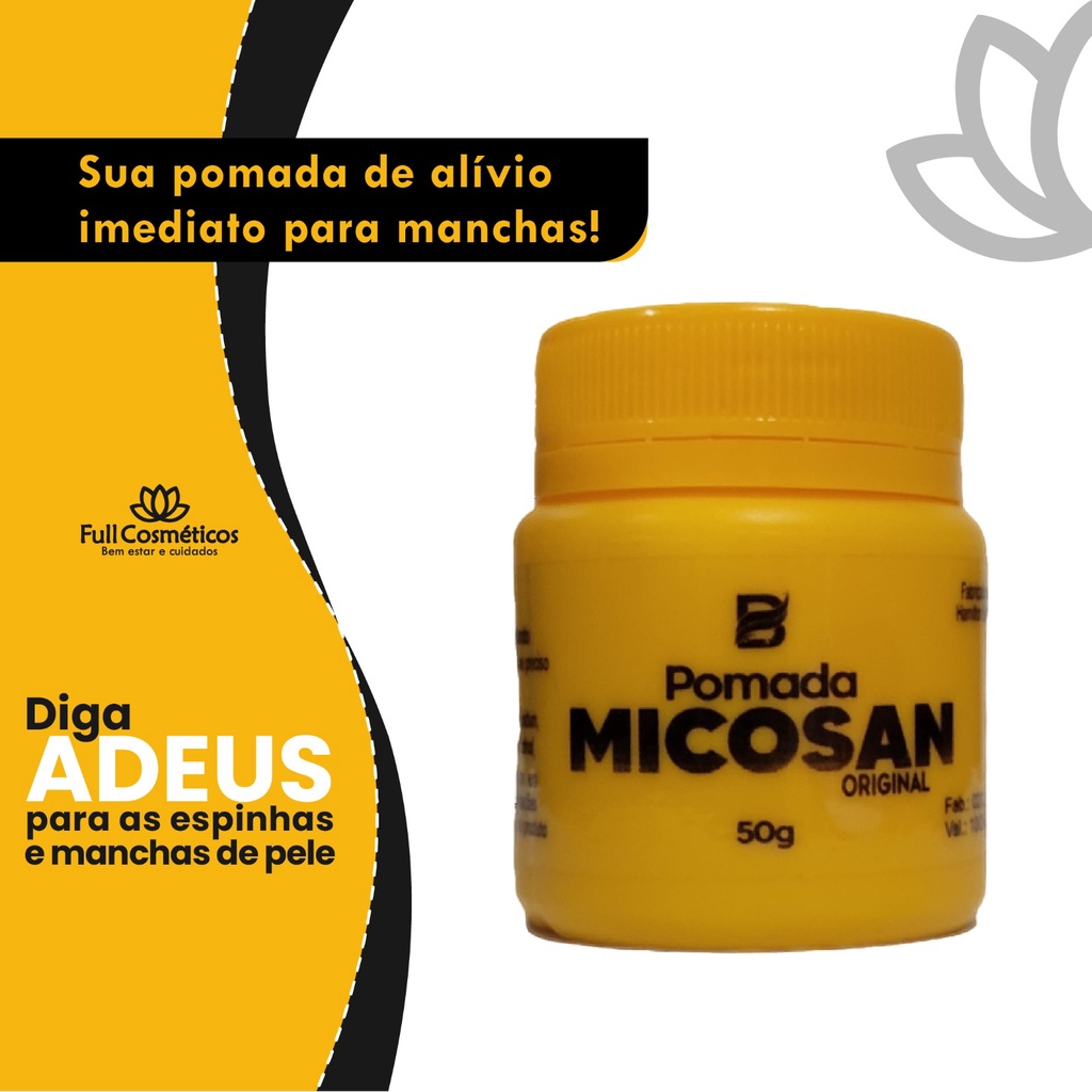 pomada para clarear mancha na virilha micosan 50g original | Shopee Brasil