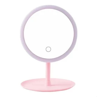 espelho de maquiagem led espelho de mesa espelho de mesa suplemento conveniente luz espelho de maquiagem beleza