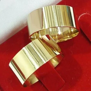 Aliança Moeda Antiga..(par)..original 10mm Reta Casamento E Noivado