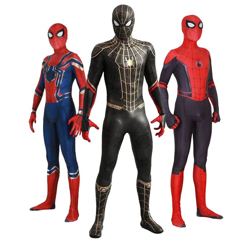 Fantasia do Homem-Aranha da Marvel com Impressão 3D para Adultos/Halloween/Cosplay Fantasia Incrível do Homem-Aranha par