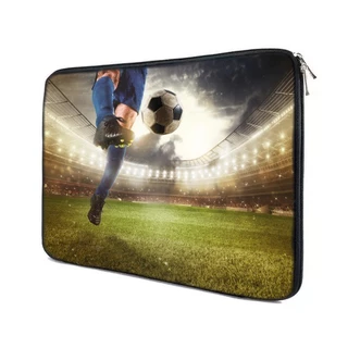Capa Case Notebook 15.6 Personalizado Jogador Azul no Estadio