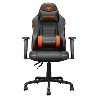 Cadeira de escritório Cougar Armor Titan Pro gamer ergonômica preta e royal  com estofado de couro