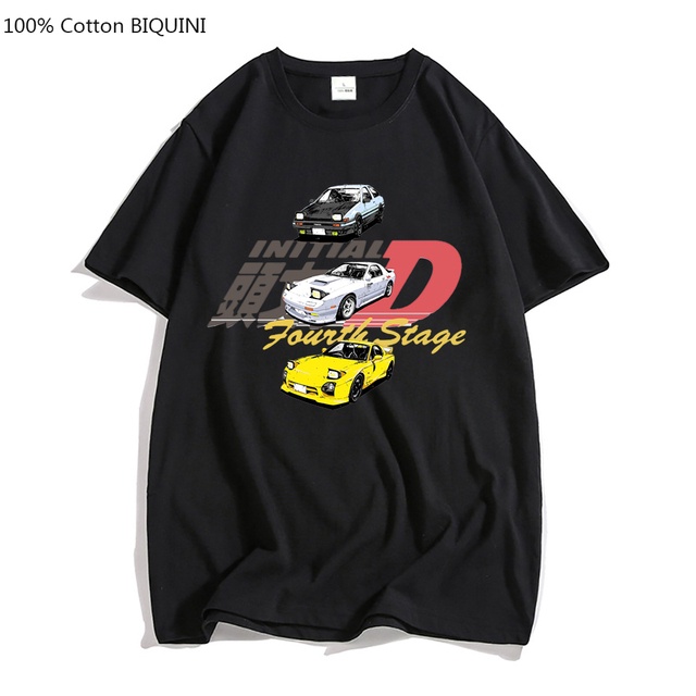 Camiseta carro Anime Indie ae86 Initial D Streetwear