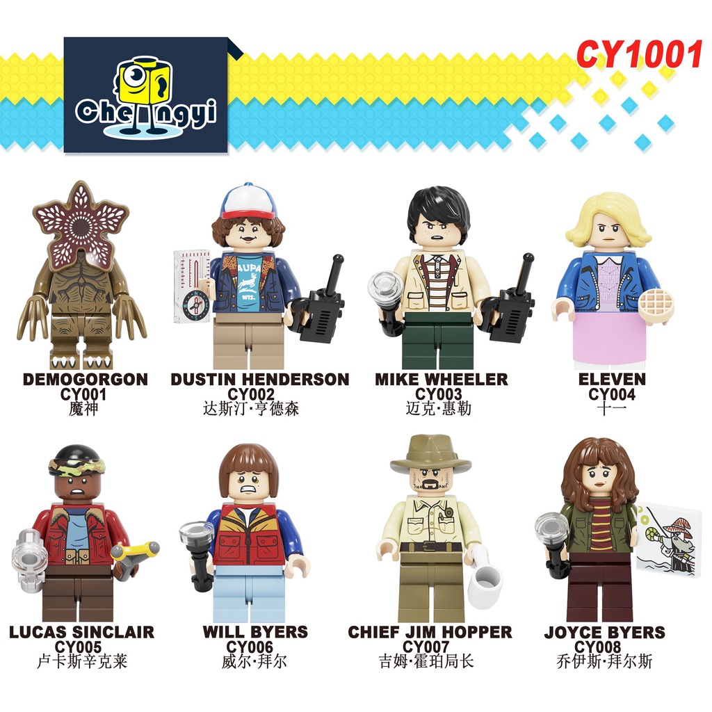 CY1001 CY001 Minifiguras Brinquedos De Filme Anime Bonitos Para Crianças Blocos De Construção Presente De Aniversário
