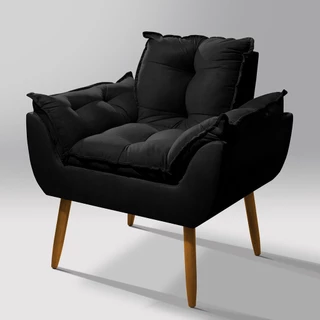 Poltrona Opala para Quarto Preto