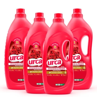 Kit 4 Amaciante Urca Paixão Sedutora - 2L