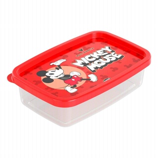 Pote Retangular Mickey Mouse 620 ml
