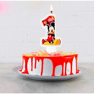 Vela 1 Ano Decoração Mickey Festa Aniversário completo Mais dvertido