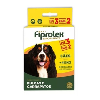Fiprolex Caes +40kg Combo Leve 3 Pague 2 Ceva Antipulgas