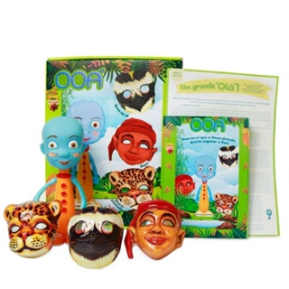 Boneco OOÁ Bem-Te-Vi, Onça e Saci - Fun Divirta-se