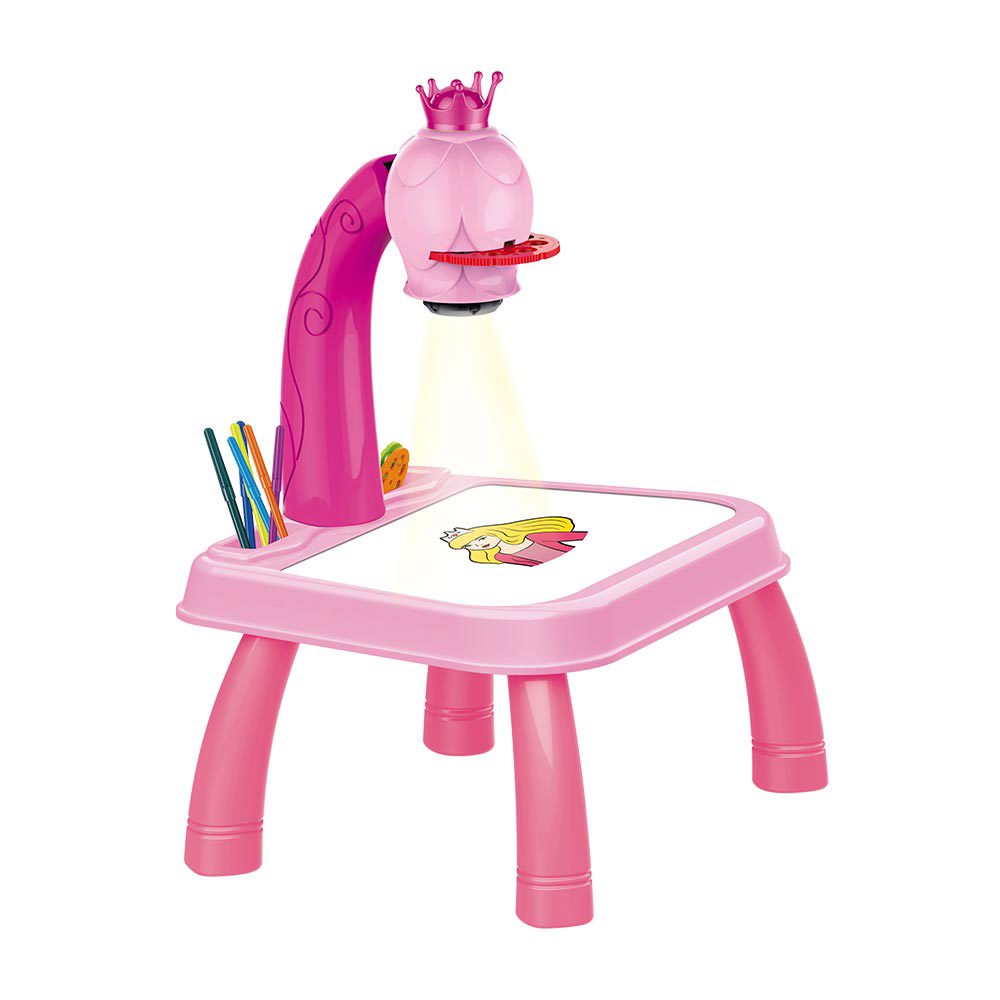 Projetor inteligente crianças pintura conjunto de mesa projetor brinquedo  educacional aprender a desenhar jogo conjunto para crianças presente da  menina do menino - AliExpress