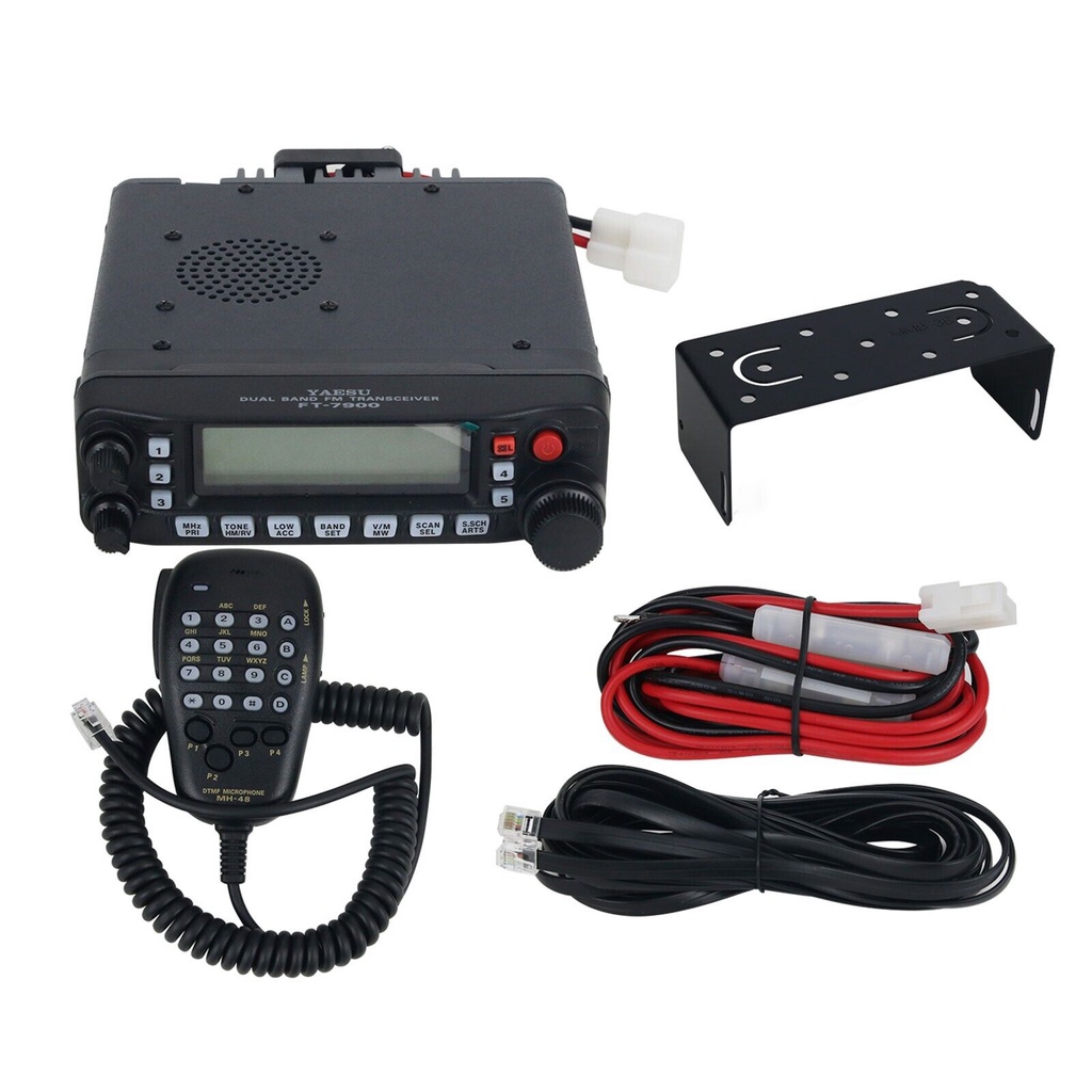 YAESU FT-7900R Rádio Móvel Transceptor FM De Banda Dupla UHF VHF 50W | Shopee Brasil