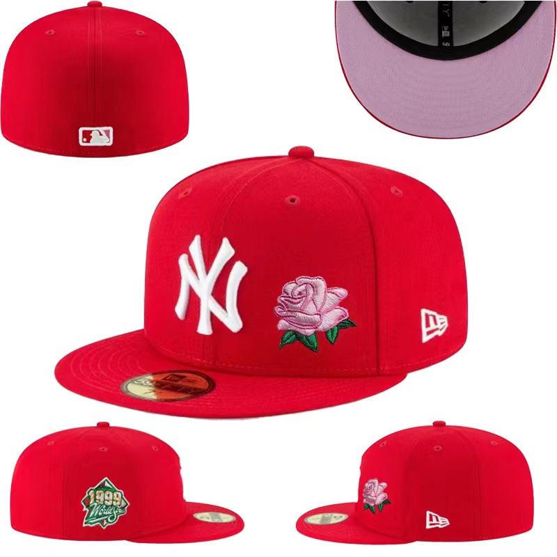 MLB Boné Esportivo De Beisebol Verão Chapéu Visor Feminino New York Yankees NY Brim Curved Moda Masculina
