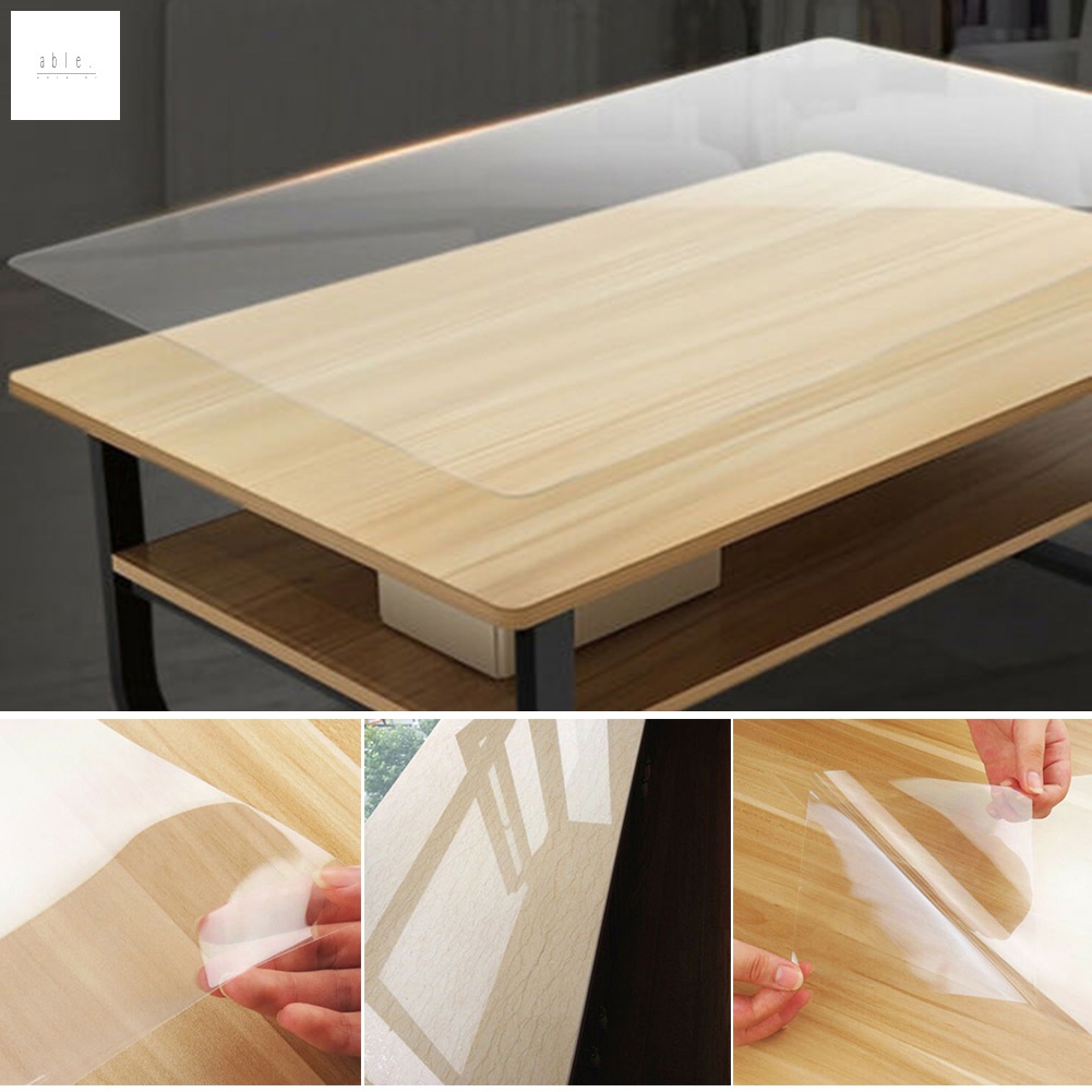 Película Protetora Transparente De Mesa 100 * 30cm Protetor PET À Prova D'água